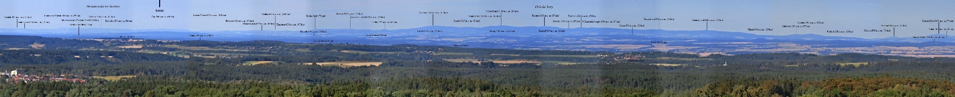 Broumovská vrchovina, Orlické hory